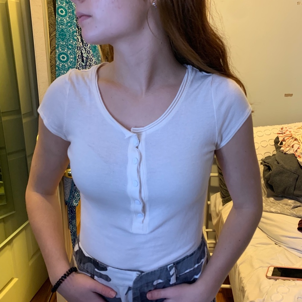 Button up body suit
